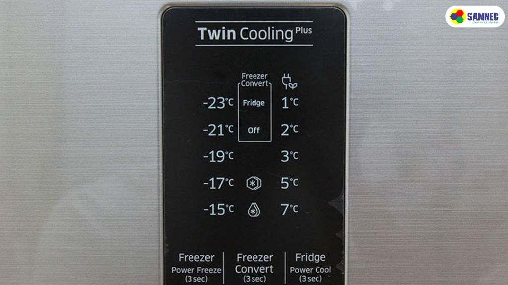 Minh họa bộ điều khiển cửa gió (damper) của tủ lạnh Samsung
