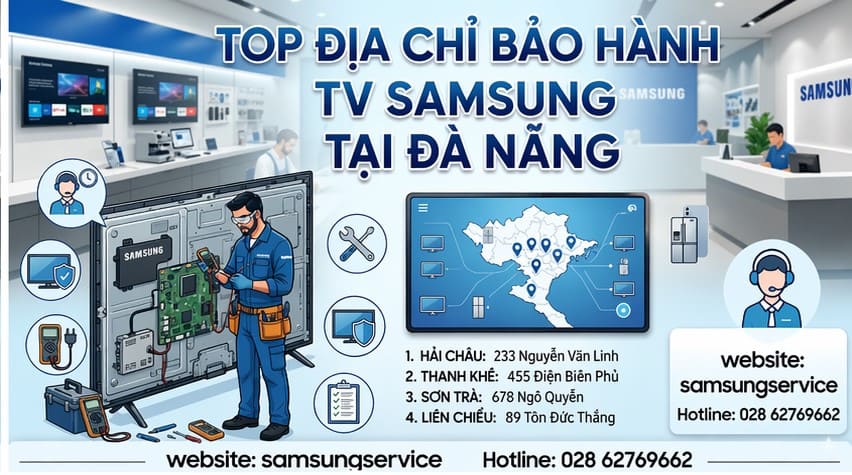 Địa chỉ bảo hành tivi Samsung tại Đà Nẵng