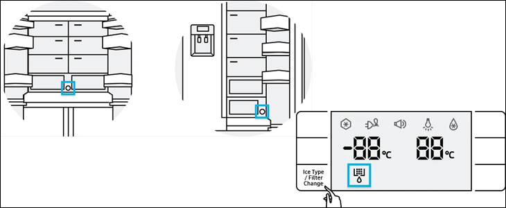 Kiểm tra van cấp nước phía sau tủ lạnh Samsung Side by Side