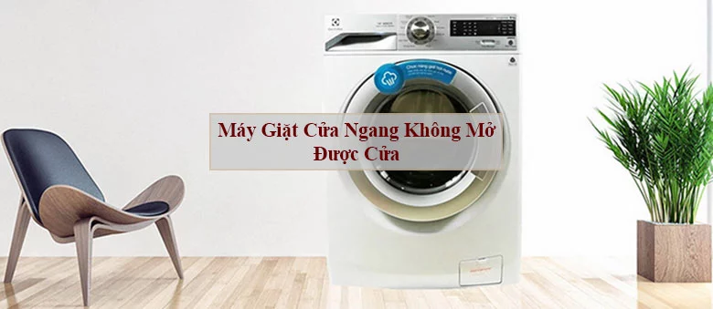 Cửa máy giặt Samsung bị khóa
