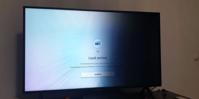 Tivi Samsung Màn Hình Tối Một Góc: \