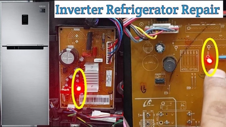 Tủ lạnh Samsung Inverter bị mất nguồn
